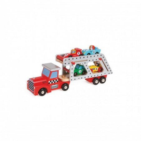Camion transporteur 4 voitures story Camion transporteur 4 voitures story