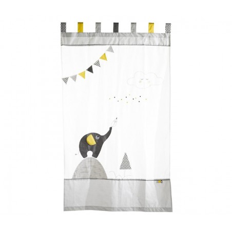 Rideau brodé à pattes Babyfan 105 x 180 Rideau brodé à pattes Babyfan 105 x 180