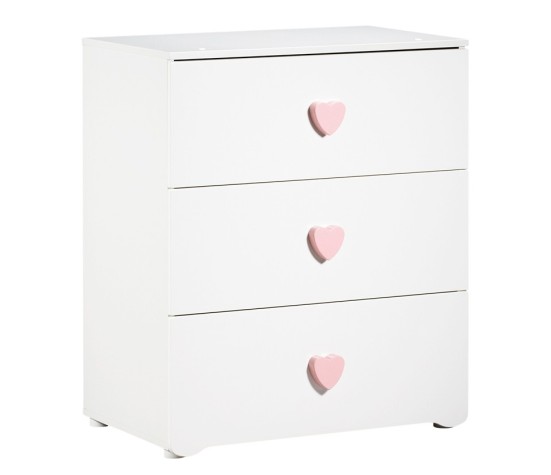 Commode à langer New Basic cœur