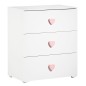 Commode à langer New Basic cœur Commode à langer New Basic cœur