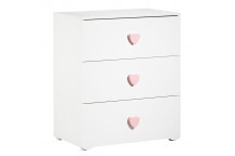 Commode à langer New Basic cœur