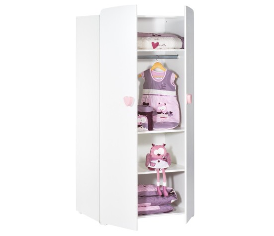 Armoire New Basic cœur 2 portes