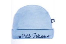 Bonnet de naissance "Petit trésor"