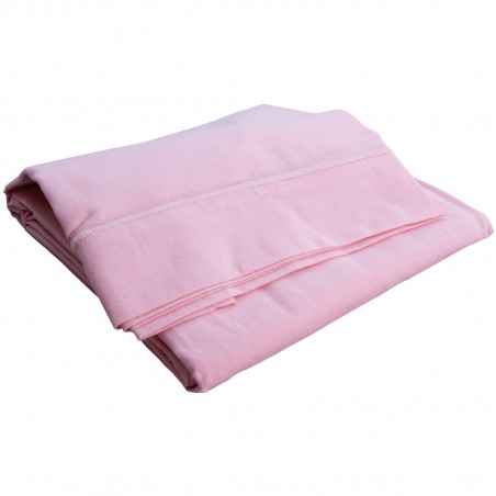 Drap plat Rose Doux nid 80 x 110 cm