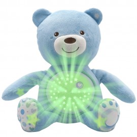 Ourson projecteur Baby Bear Bleu