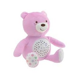 Ourson projecteur Baby Bear Rose