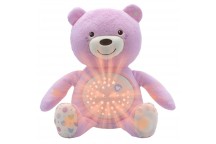 Ourson projecteur Baby Bear Rose