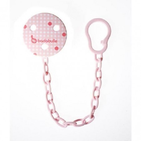 Attache-sucette Chaînette Pink dots Attache-sucette Chaînette Pink dots
