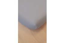 Drap housse coton bio 60 x 120 cm Gris clair