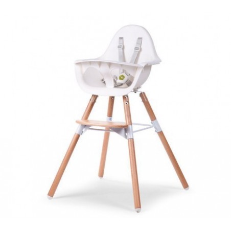 Chaise haute Evolu 2 Naturel/blanc Chaise haute Evolu 2 Naturel/blanc