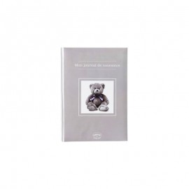 Mon journal de naissance Ourson Taupe