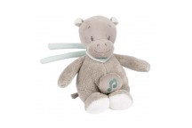 Peluche Mini musical Hippolyte Hippopotame
