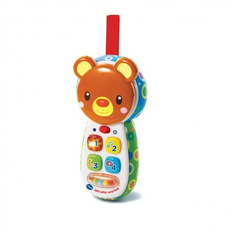 VTECH BABY - Nino, Éléphanteau Empilo 3 en 1 (Plastique Bio Sourcé)