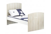 Lit évolutif Little big bed Smile Hêtre 70 x 140 cm