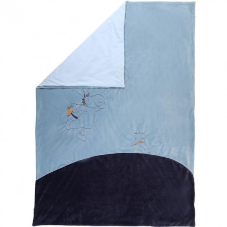 Couverture Veloudoux Achille & Zébrito 100 x 140 cm Couverture Veloudoux Achille & Zébrito 100 x 140 cm