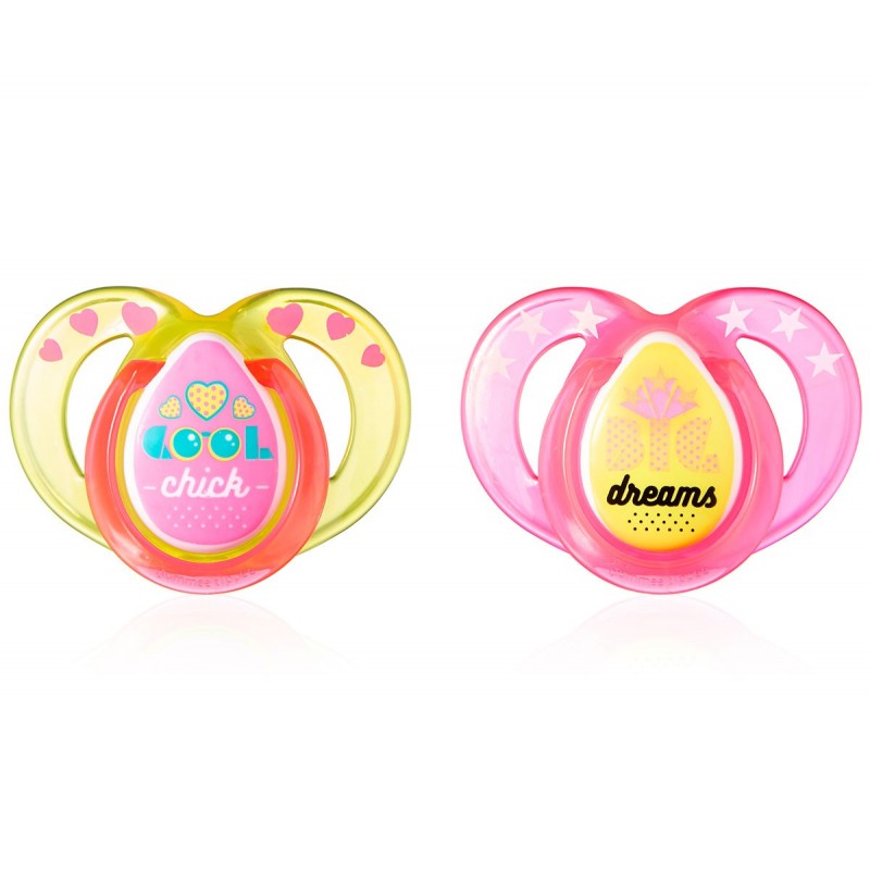 Lot de 2 Sucettes Anytime 6-18M Lot de 2 Sucettes Anytime 6-18M