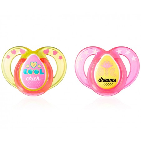 Lot de 2 Sucettes Anytime 6-18M Lot de 2 Sucettes Anytime 6-18M