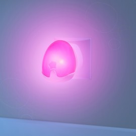 Veilleuse murale automatique Rose