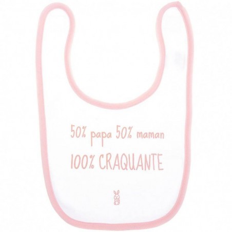 Bavoir "100% craquante" Bavoir "100% craquante"