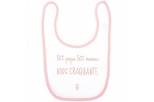 Bavoir "100% craquante"