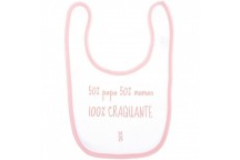 Bavoir "100% craquante"