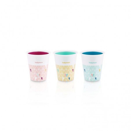 Lot de 3 gobelets Multicolores Fun cups Lot de 3 gobelets Multicolores Fun cups