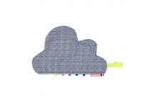 Doudou nuage attache-sucette Brody