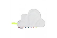 Doudou nuage attache-sucette Brody