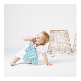 Doudou nuage attache-sucette Brody