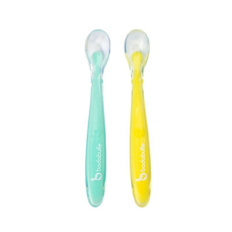 Lot de 2 cuillères en silicone