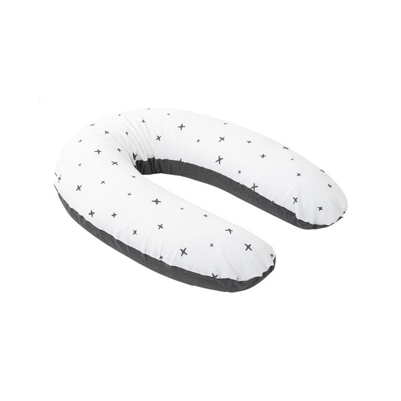 Coussin D Allaitement Doomoo Buddy Stars Anthracite Le Coin Des