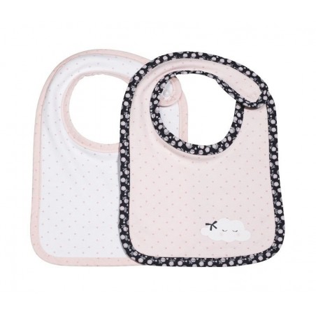 Lot de 2 bavoirs Miss Chipie Lot de 2 bavoirs Miss Chipie