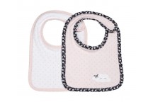 Lot de 2 bavoirs Miss Chipie