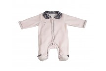 Pyjama Miss Chipie en velours Rose 1M