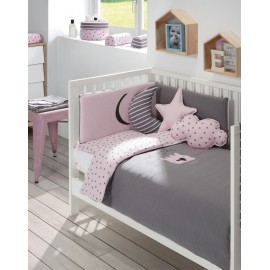 Parure de lit Little star Rosa