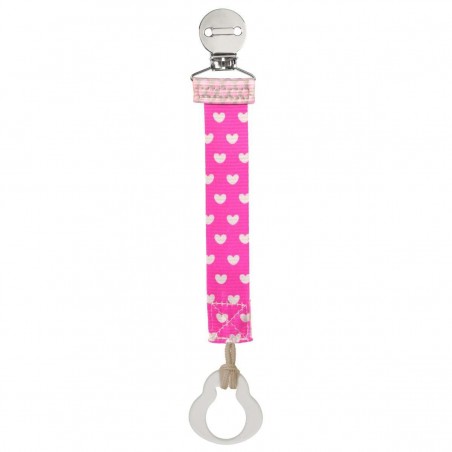 Attache-sucette ruban universel Rose Attache-sucette ruban universel Rose