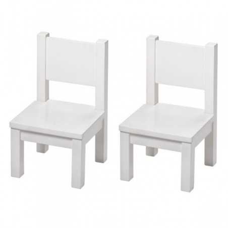 Lot de 2 "Ma première Chaise" Hevea Blanc Lot de 2 "Ma première Chaise" Hevea Blanc