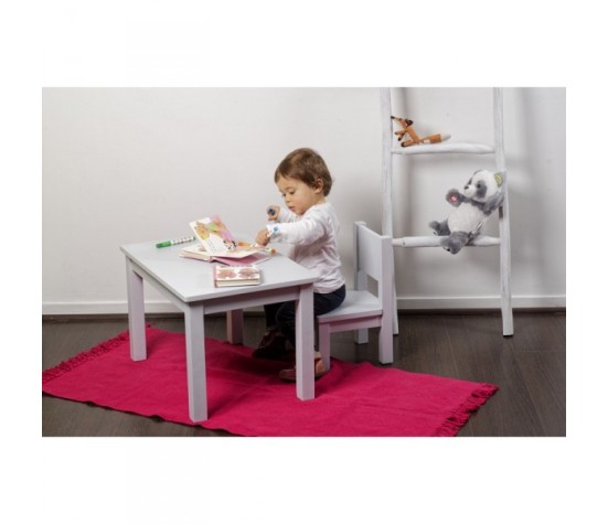 Ma première Table Hevea Gris