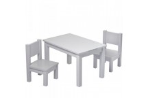 Ma première Table Hevea Gris