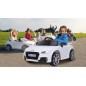 Voiture électrique Audi TT RS Ride-on Blanc 12V