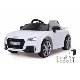 Voiture électrique Audi TT RS Ride-on Blanc 12V