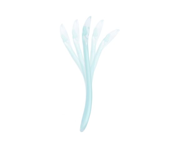 Cuillère 1er âge silicone Azur
