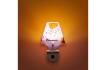 Veilleuse murale Goutte rose