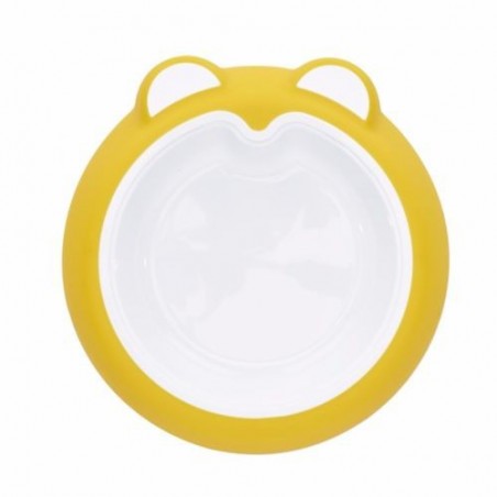 Assiette anti-dérapante Jaune soleil Assiette anti-dérapante Jaune soleil