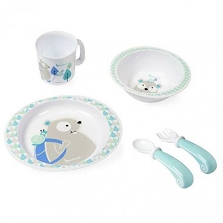 Mon 1er coffret repas Castor Bleu Mon 1er coffret repas Castor Bleu