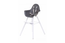 Chaise haute Evolu 2 Gris anthracite/blanc