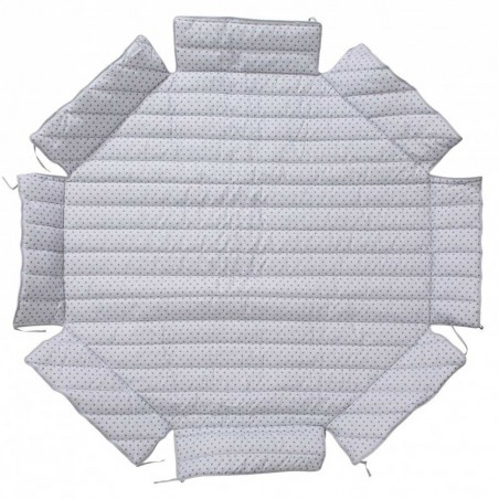 Tapis de parc avec rebords étoiles Rond Tapis de parc avec rebords étoiles Rond