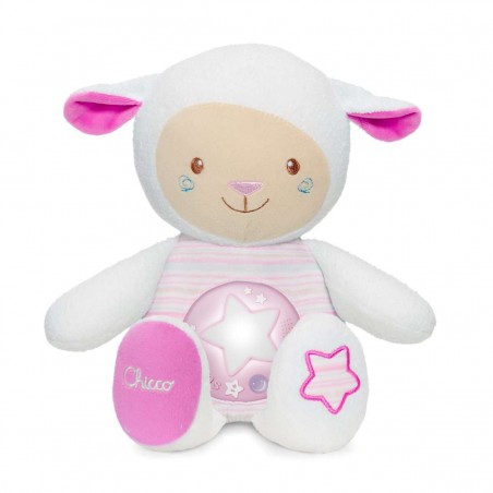 Veilleuse Mouton tendres mots Rose