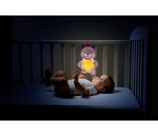 Veilleuse petit ourson Rose