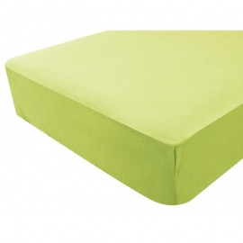 Drap housse jersey 70 x 140 cm Anis
